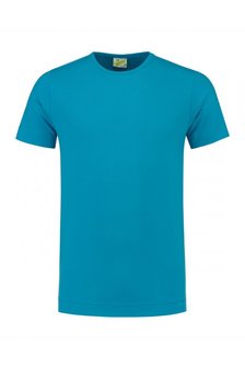 T-shirt ronde hals katoen/elasthan Lemon