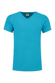 T-shirt v-hals katoen/elasthan Lemon