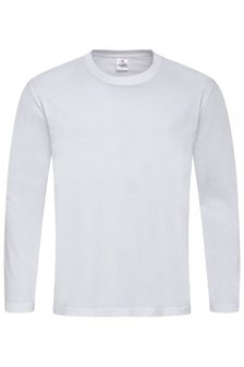 T-shirt langemouw katoen Stedman 2 pack