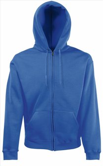 Hooded met rits katoen/polyester Fruit-loom