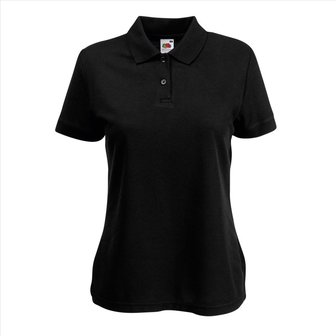 Dames poloshirt katoen/polyester Fruit-loom