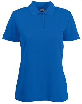 Dames poloshirt katoen/polyester Fruit-loom