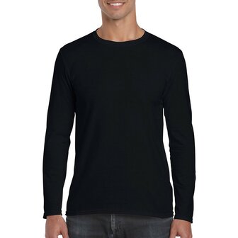 T-shirt  langemouw katoen Gildan 5 pack
