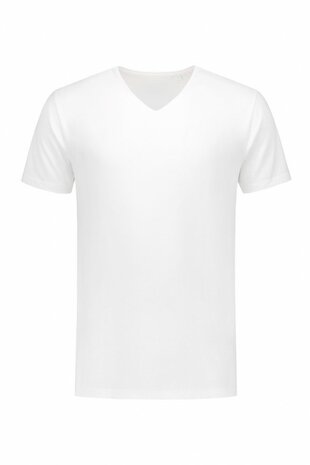 T-shirts v-hals katoen/elasthan Lemon 5 pack