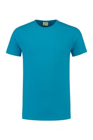 T-shirt ronde hals katoen/elasthan Lemon