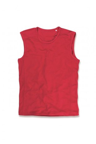 Sport t-shirt mouwloos polyester active dry Stedman